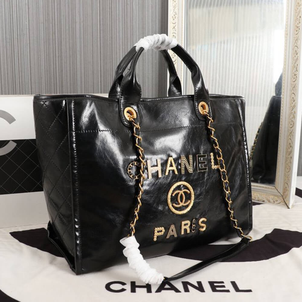 Ch**el LARGE DEAUVILLE TOTE