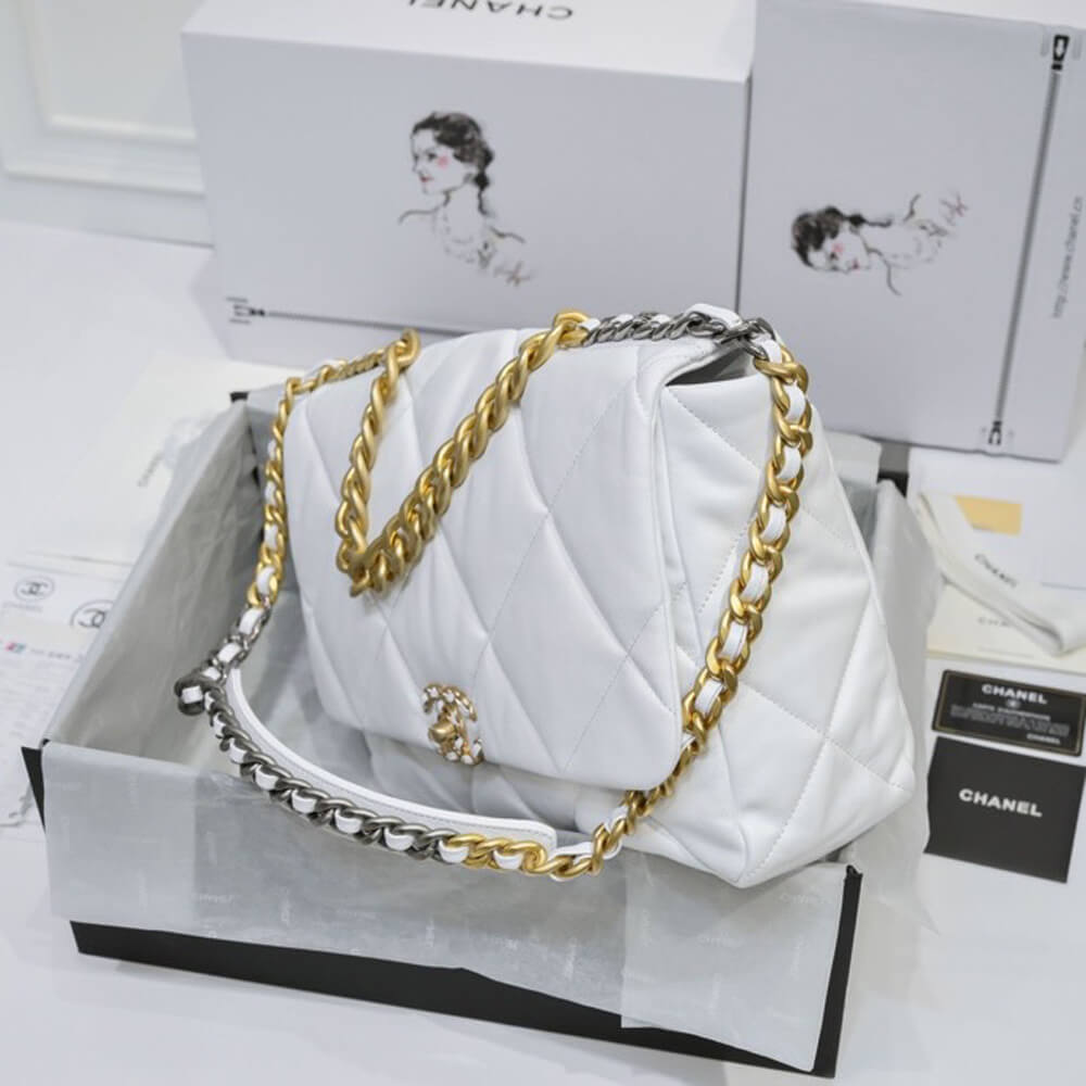 Ch**el 19 MAXI HANDBAG
