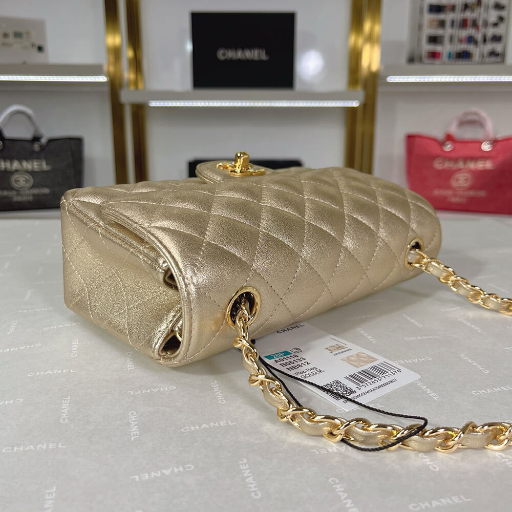 Ch**el MINI FLAP BAG(HIGH-END GRADE)