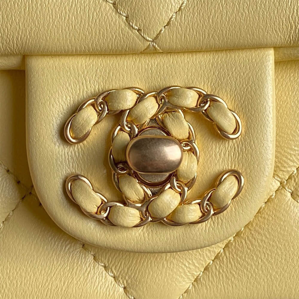 Ch**el Flap Bag with Top Handle(HIGH-END GRADE)
