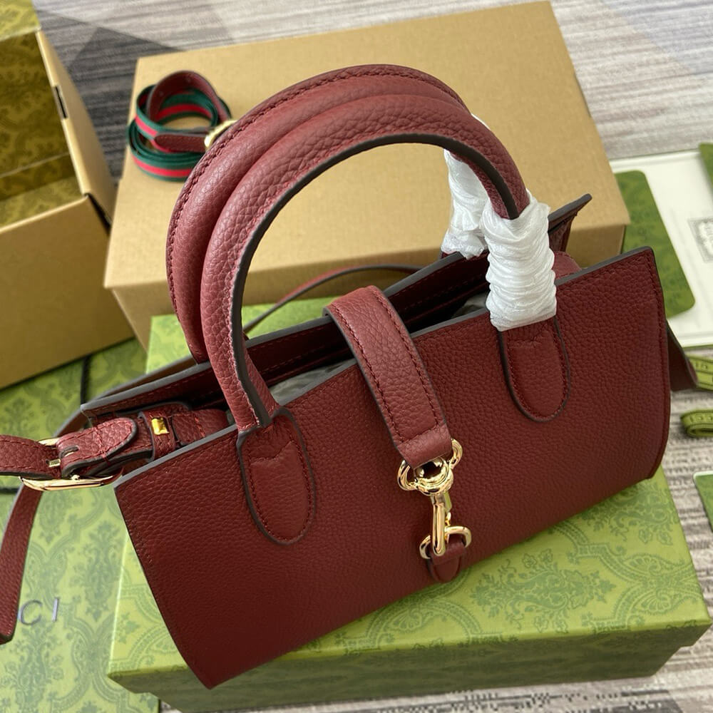 Gvc*1 SMALL TOTE BAG WITH HOOK CLOSURE