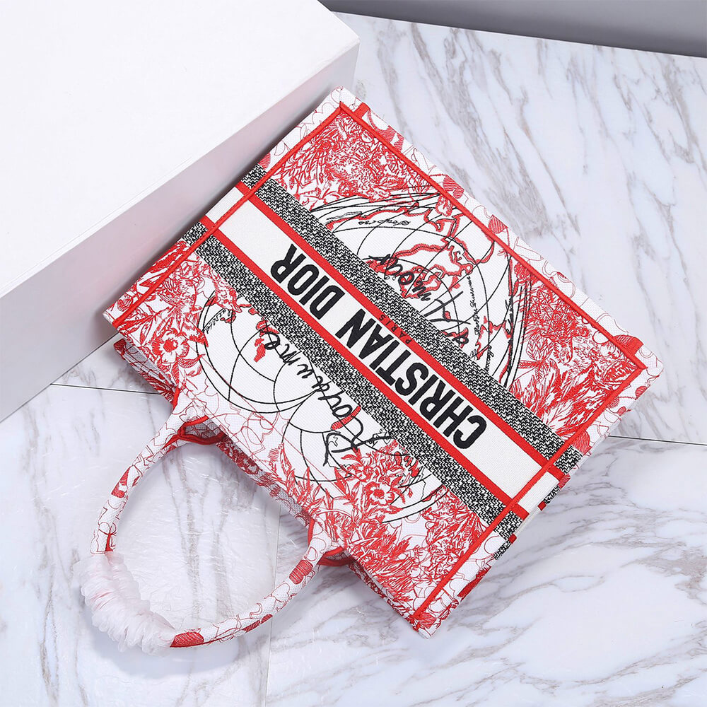 SMALL D10r BOOK TOTE