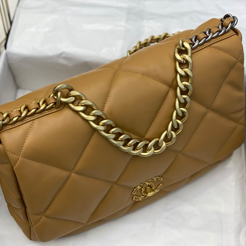Ch**el 19 Maxi Handbag(HIGH-END GRADE)