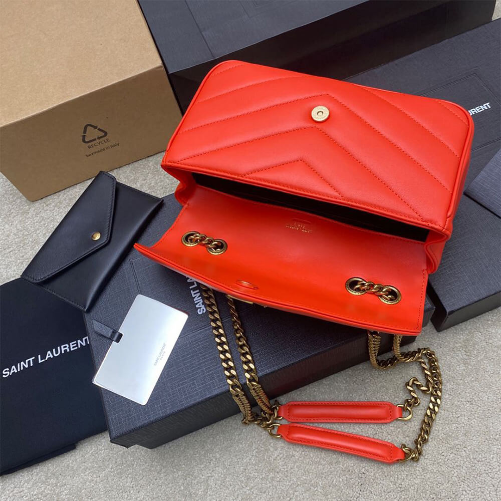 Y51 LOULOU small in MATELASSE lambskin(HIGH-END GRADE)