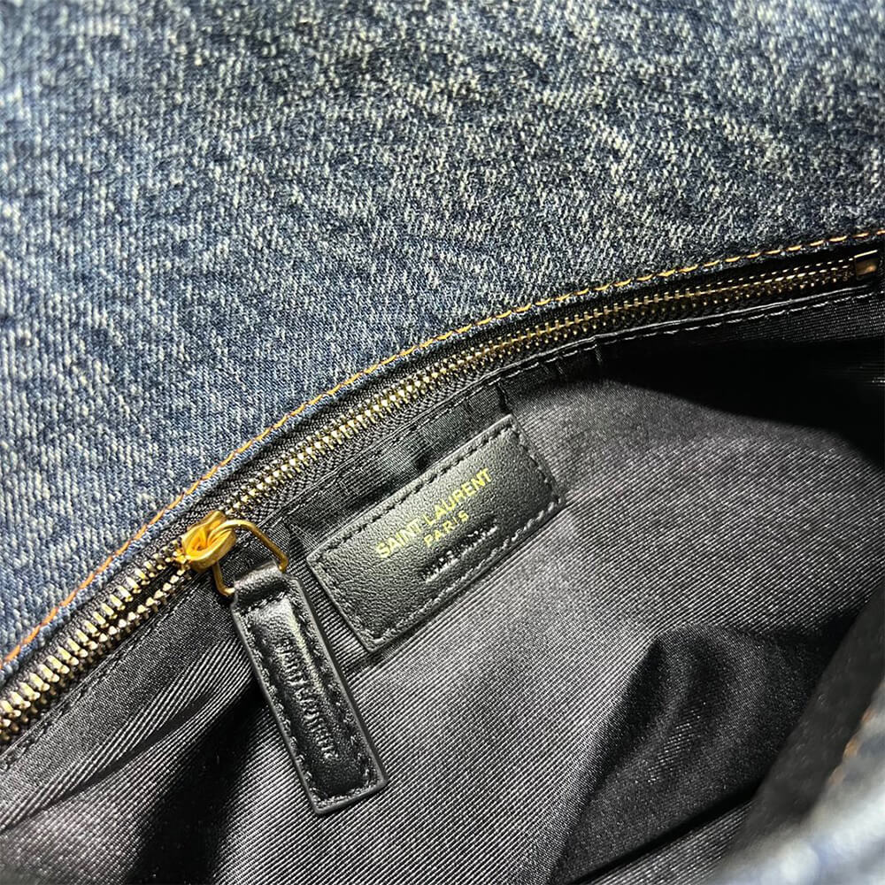 y51 puffer small in suede and De*1m