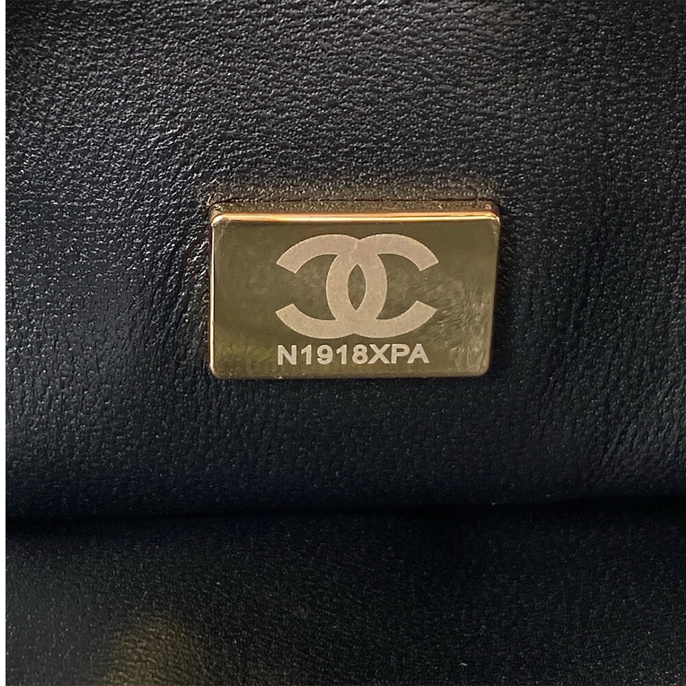 Ch**el mini flap with top handle