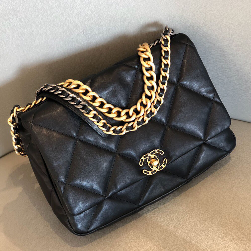 Ch**el 19 Maxi Handbag(HIGH-END GRADE)