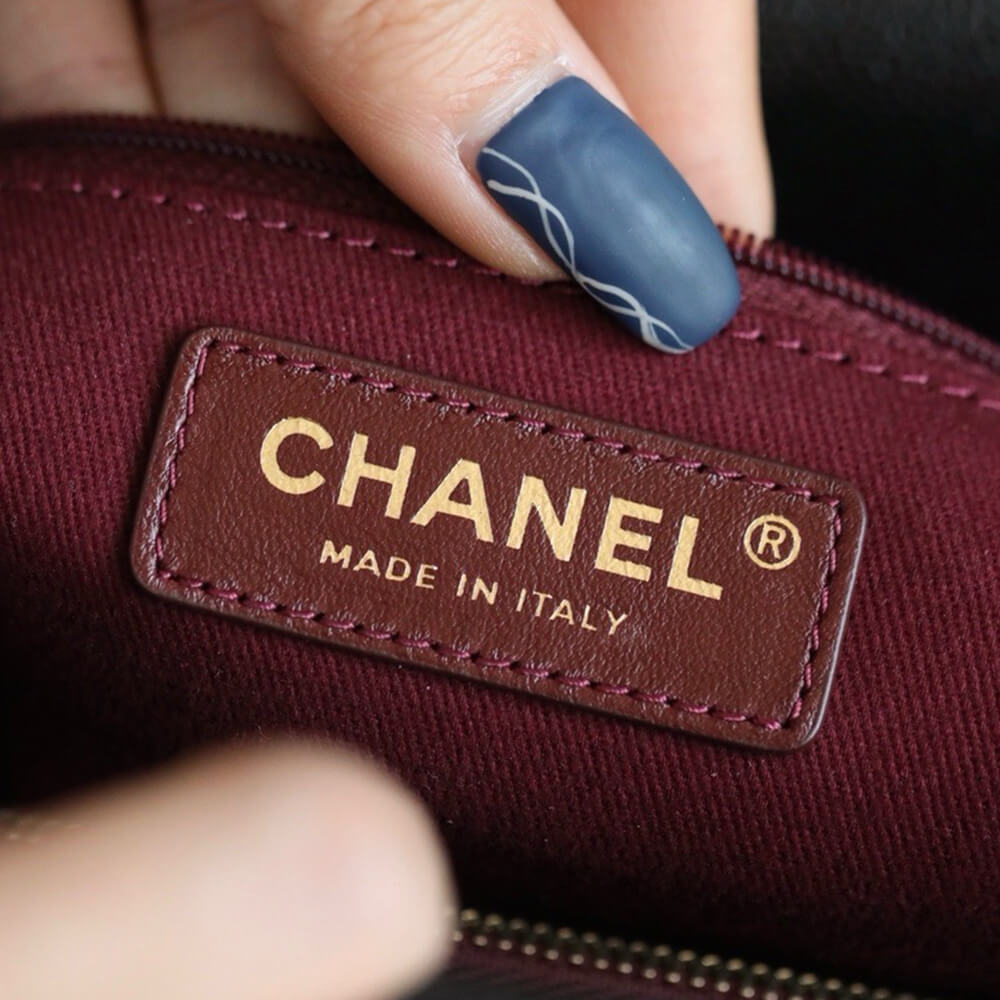 Ch**el LARGE FLAP BAG WITH TOP HANDLE(high-end grade)
