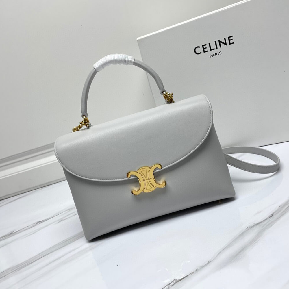 Ce1i*e MEDIUM NINO BAG IN S*pPLE CALFSKIN