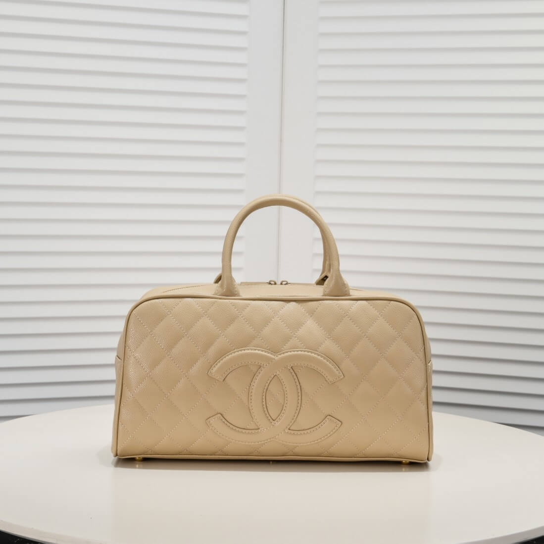 Ch**el Large Vintage Boston Bag