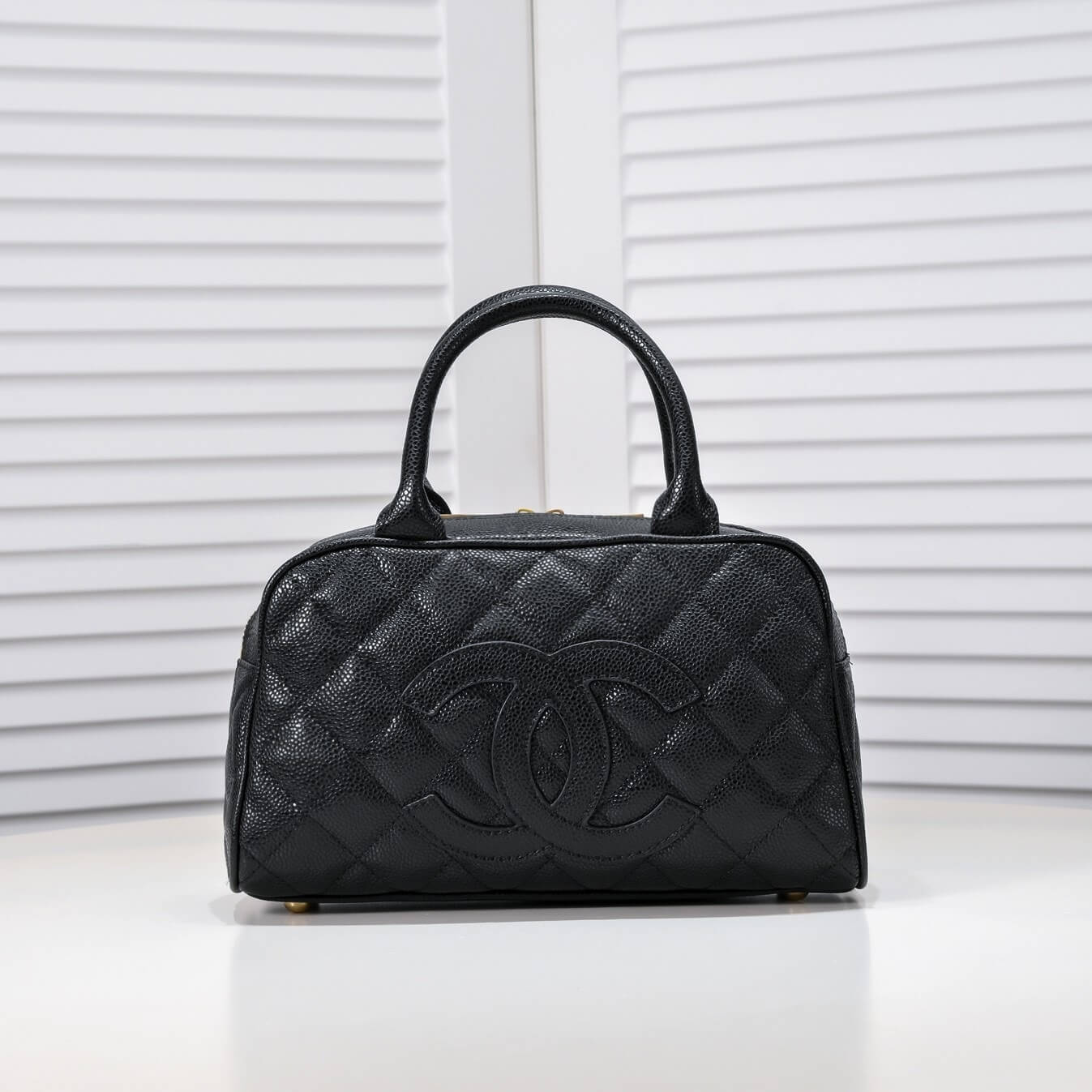 Ch**el Medium Vintage Boston Bag