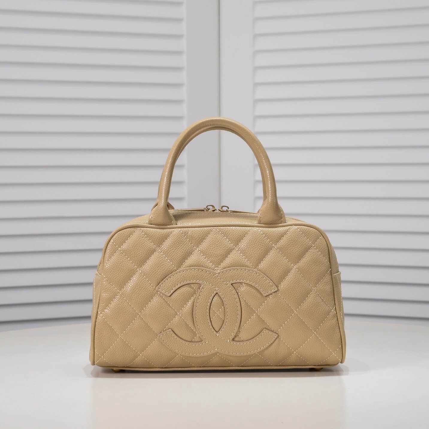 Ch**el Medium Vintage Boston Bag