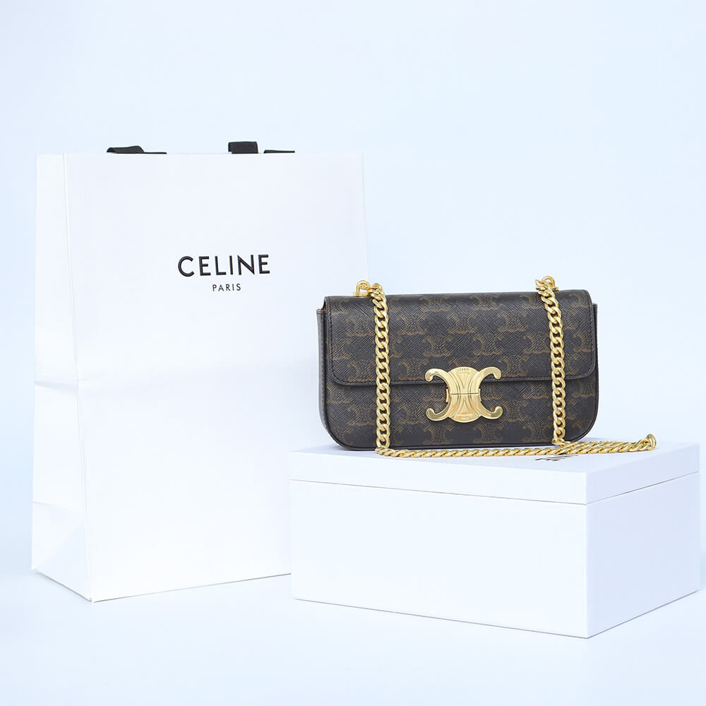 Ce1i*e CHAIN SHOULDER BAG CLAUDE