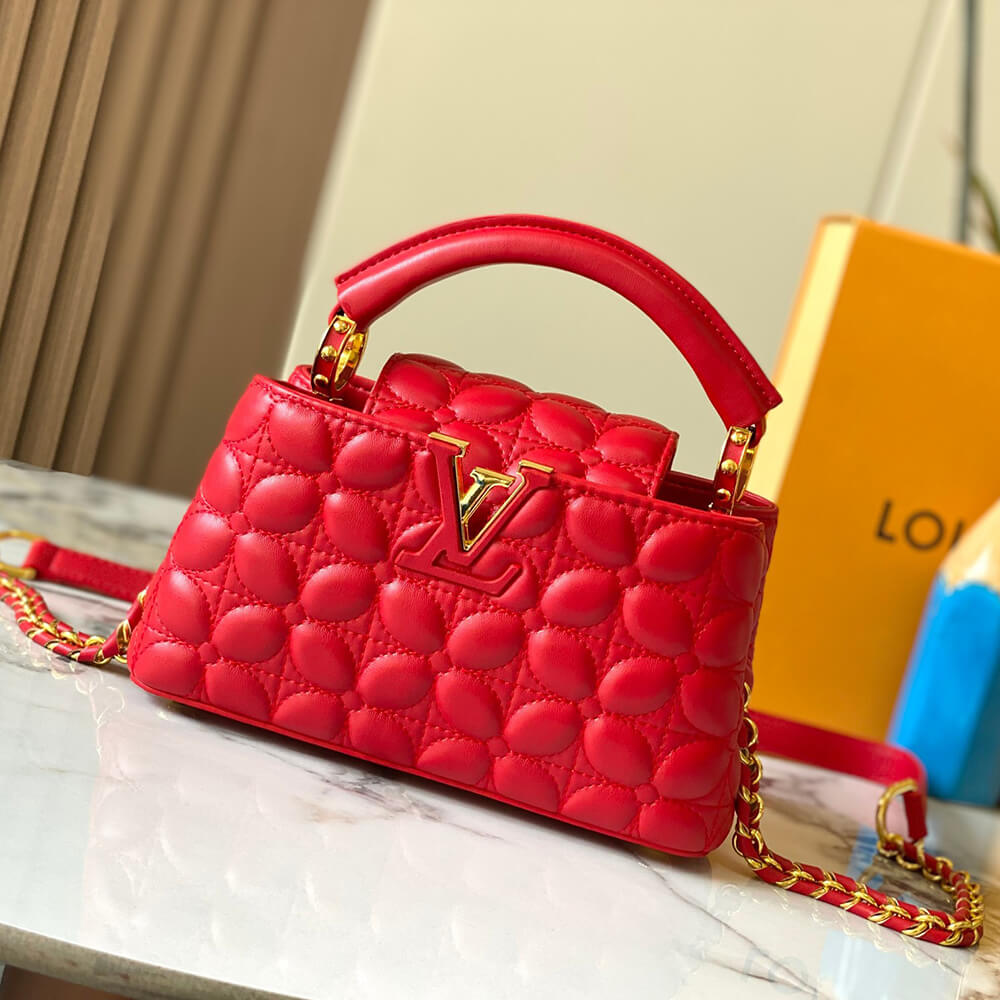 LV Capucines East-West Mini(high-end grade)