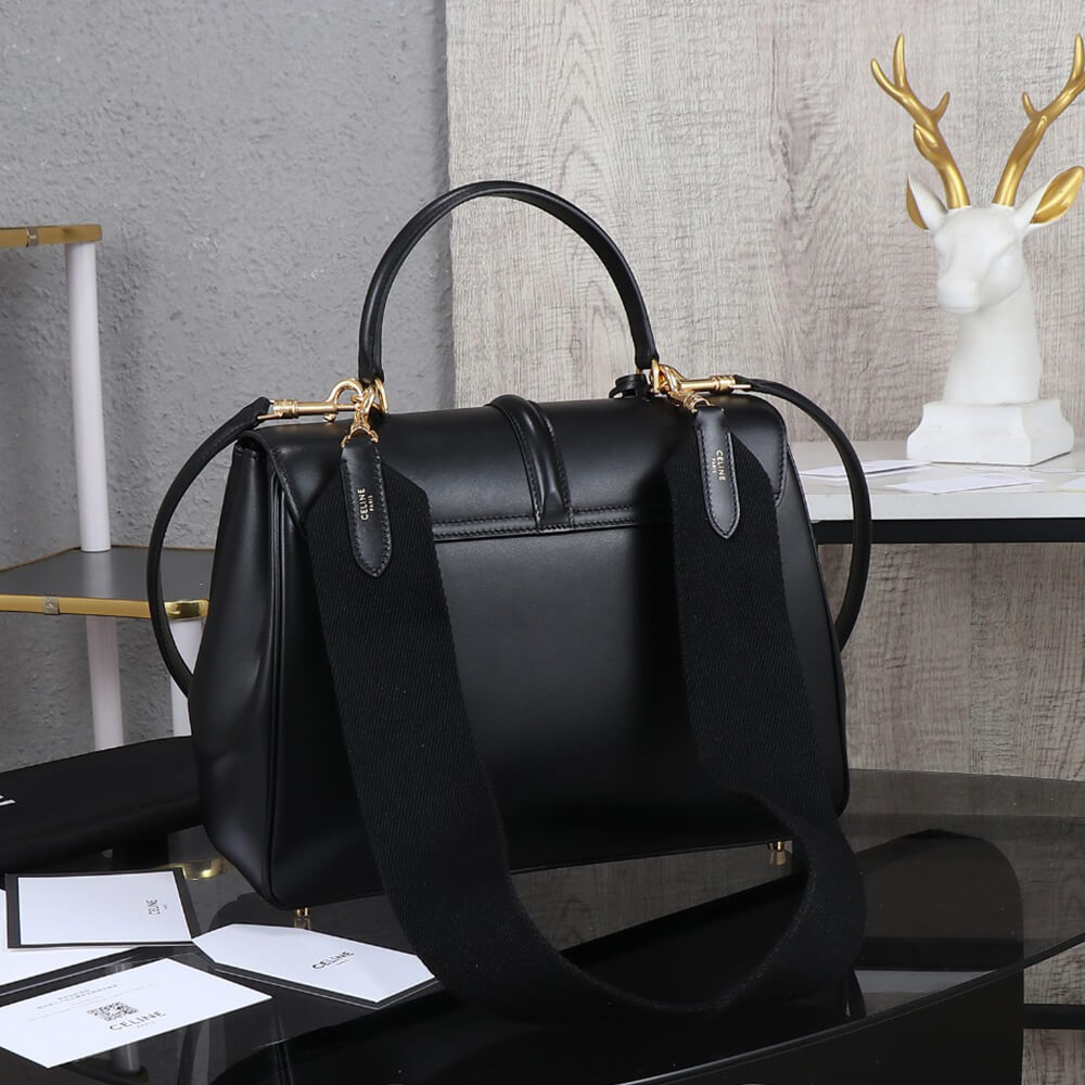 Ce1i*e CLASSIQUE 16 BAG IN SATINATED CALFSKIN