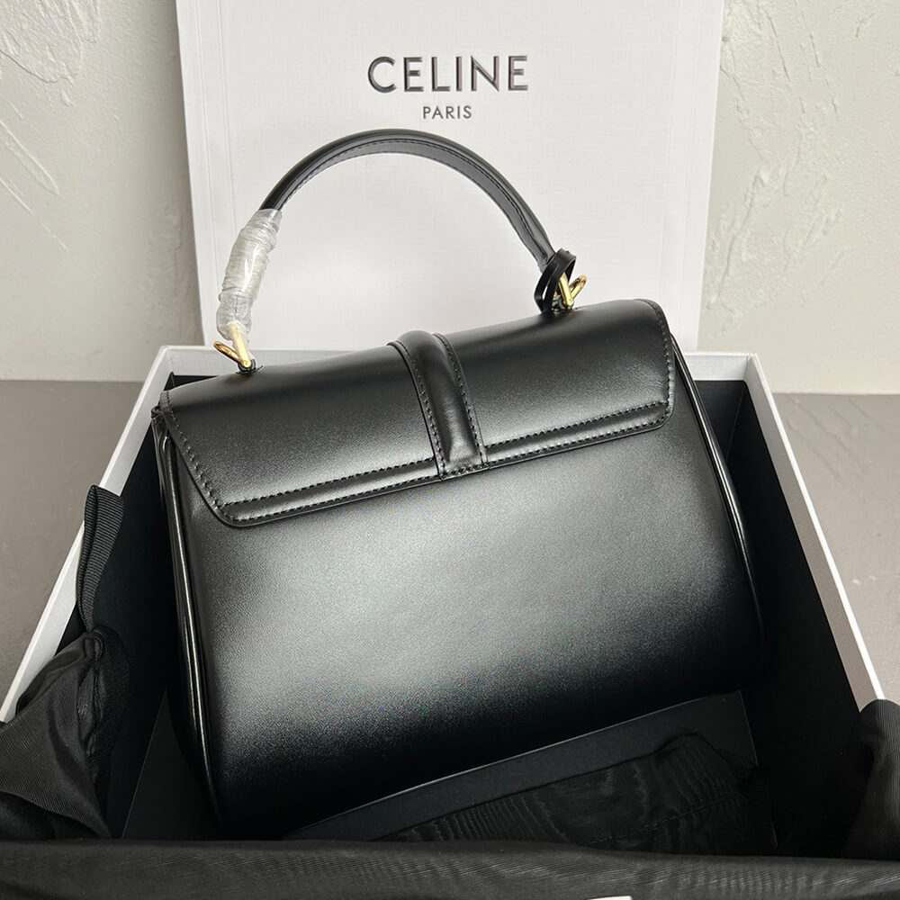 Ce1i*e SMALL 16 BAG IN SATINATED CALFSKIN(high-end grade)