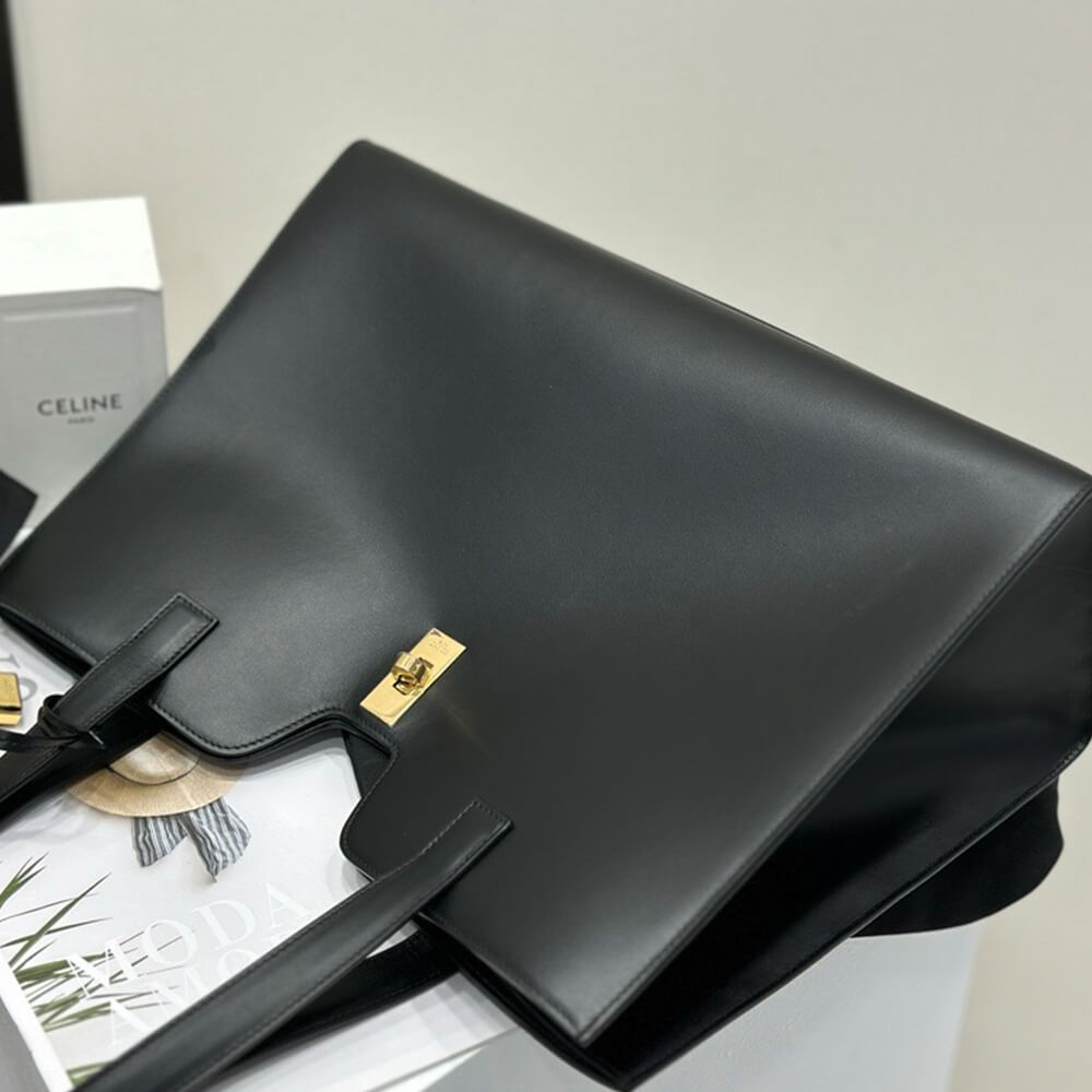 Ce1i*e CABAS 16 IN S*pPLE SMOOTH CALFSKIN