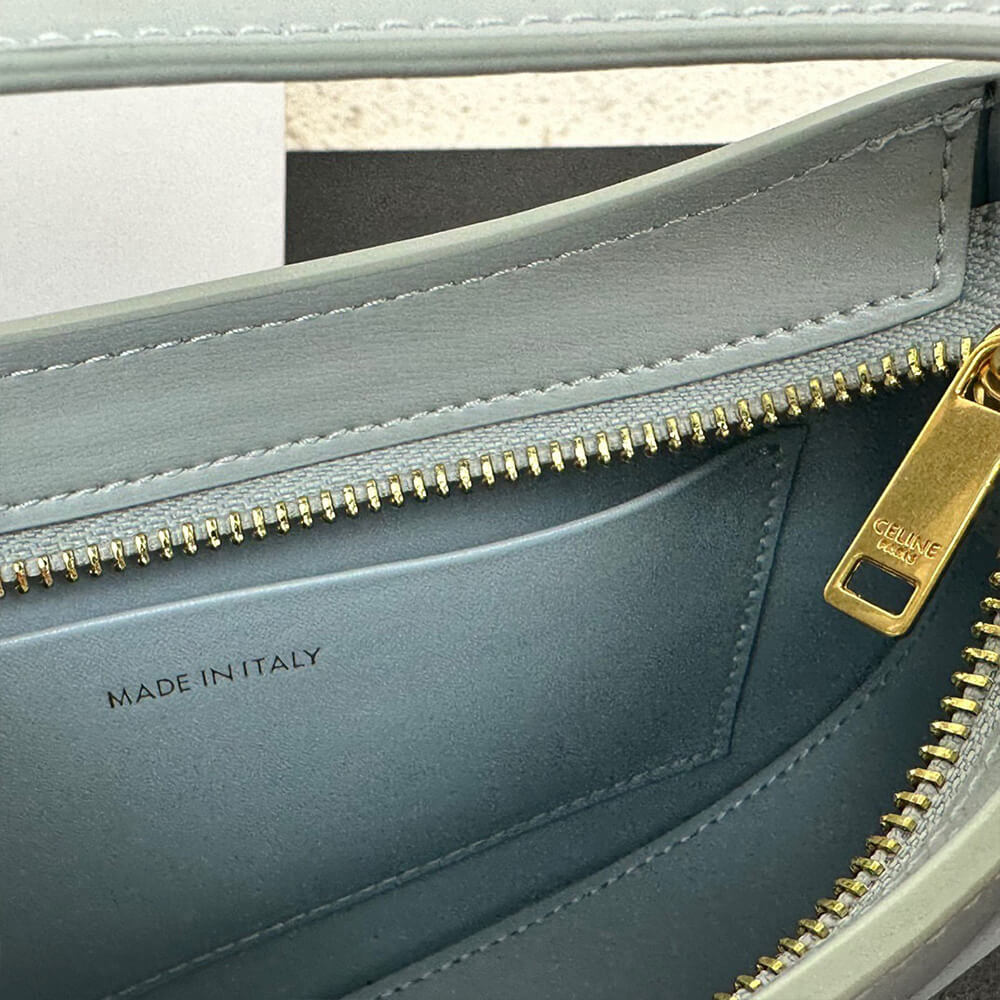 Ce1i*e MEDIUM TILLY BAG in shiny calfskin