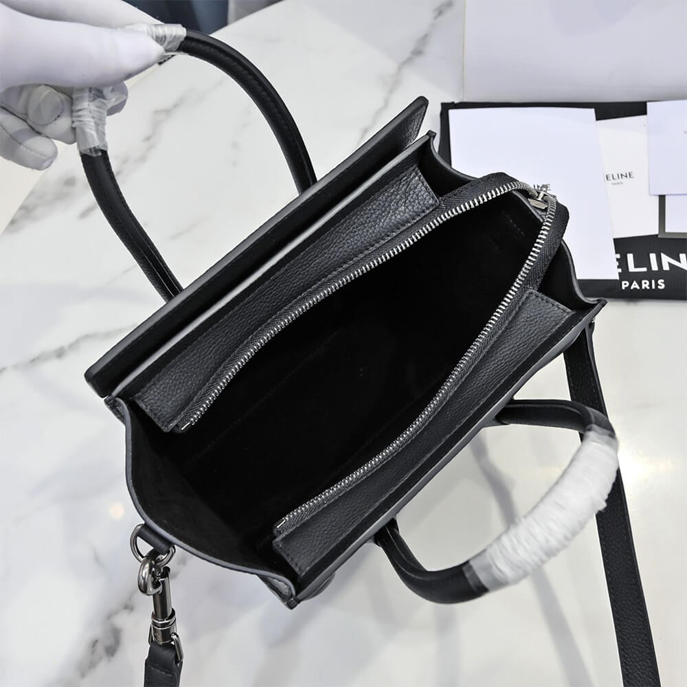 ce1i*e nano lU*gage bag in calfskin