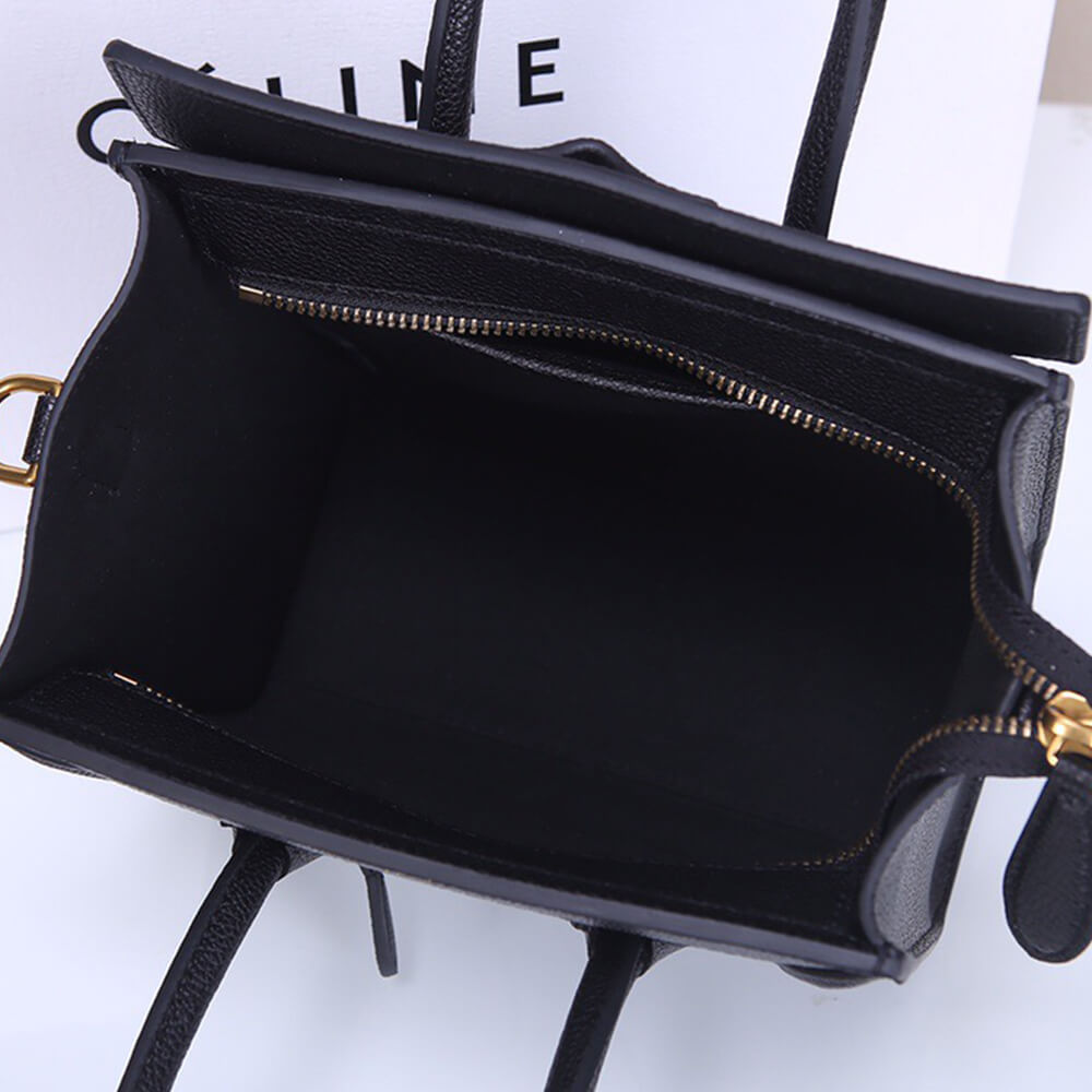 ce1i*e nano lU*gage bag in calfskin