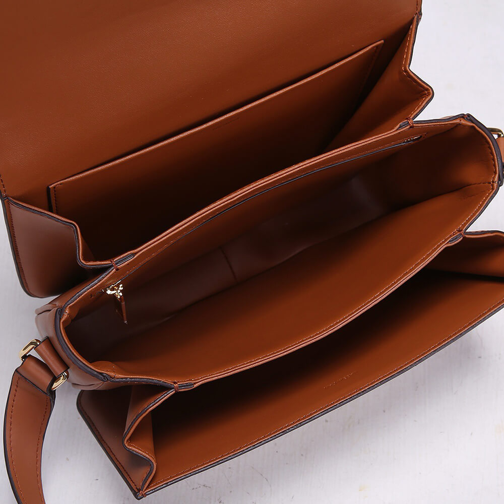 Ce1i*e CLASSIQUE TRIOMPHE BAG IN TRIOMPHE CANVAS AND CALFSKIN