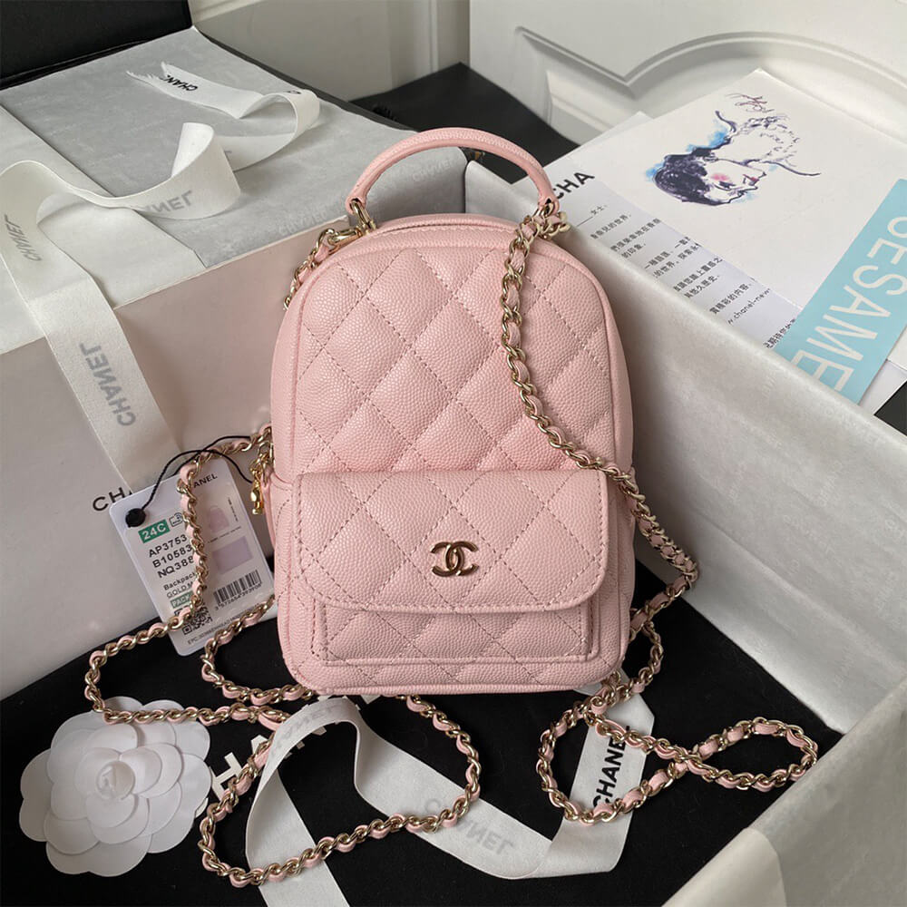 Ch**el Classic Mini Backpack(HIGH-END GRADE)