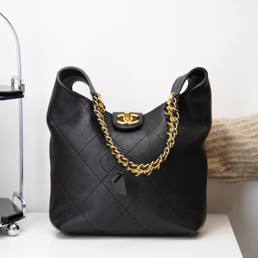 Ch**el Large Hobo Bag(HIGH-END GRADE)