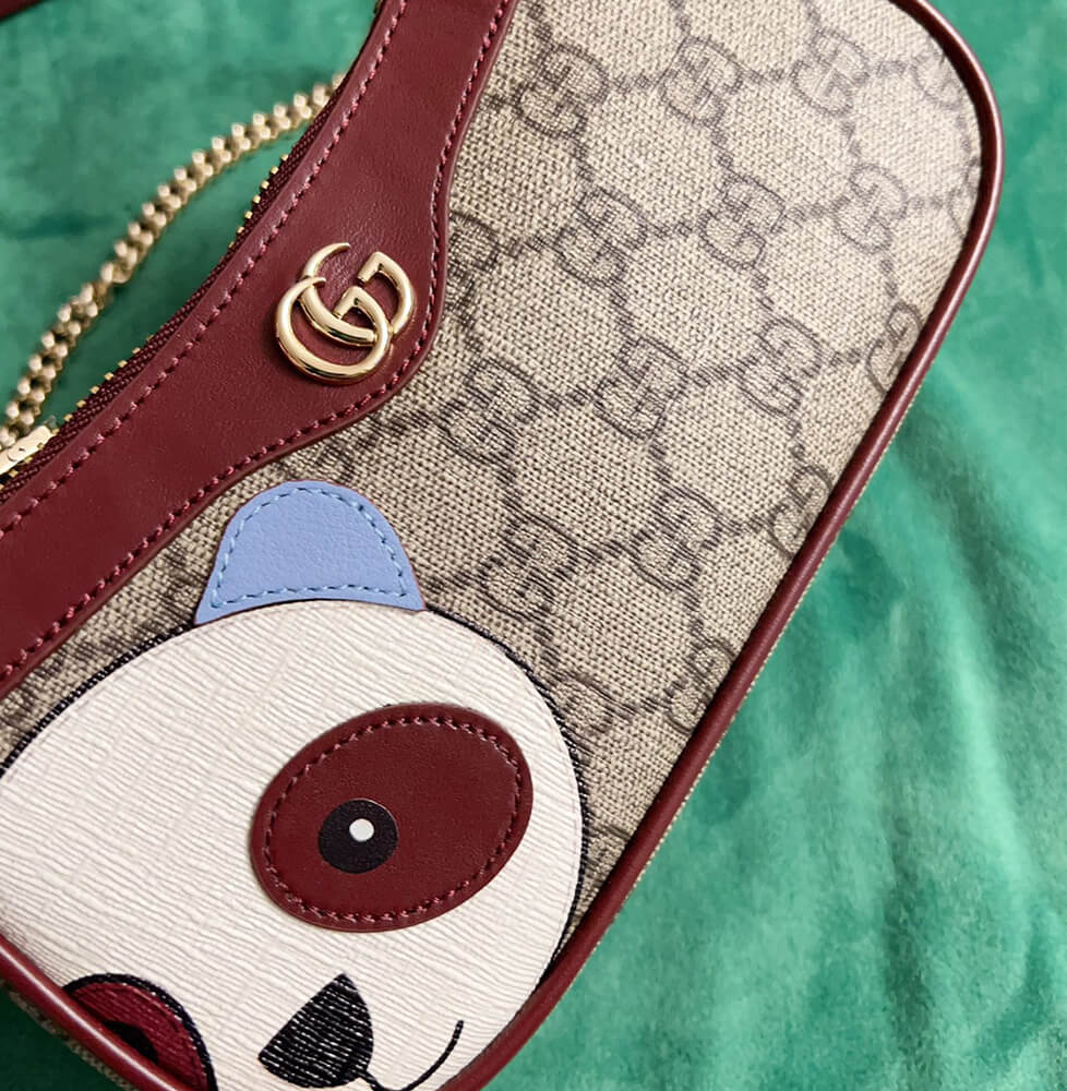 GG mini bag with panda detail