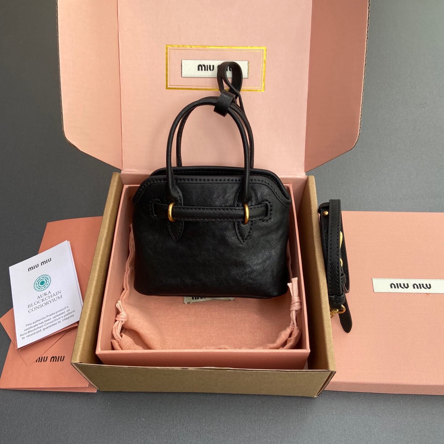 M1um1u Adventure Nappa Mini Bag (HIGH-END GRADE)