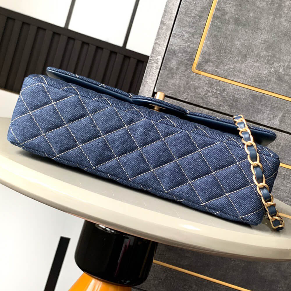Ch**el Suede Classic Double Flap Handbag(HIGH-END GRADE)