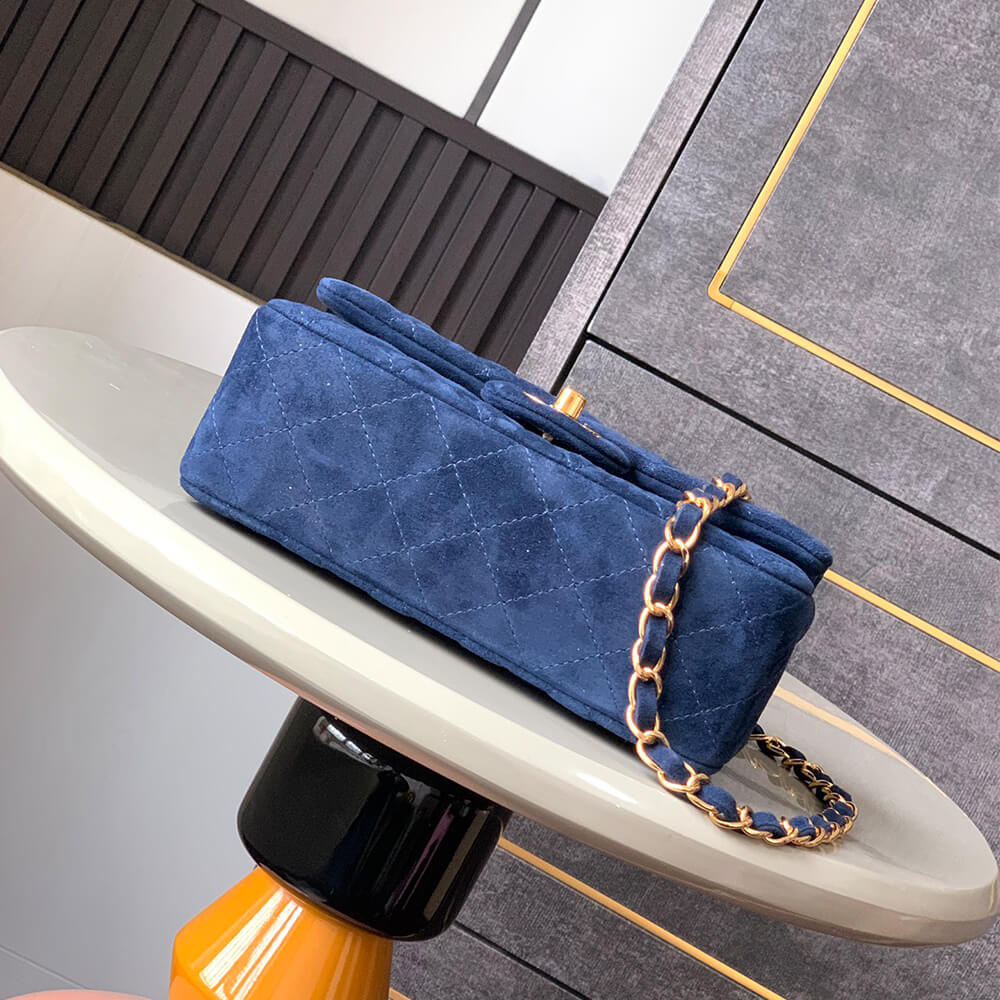 Ch**el SUEDE MINI FLAP BAG(HIGH-END GRADE)