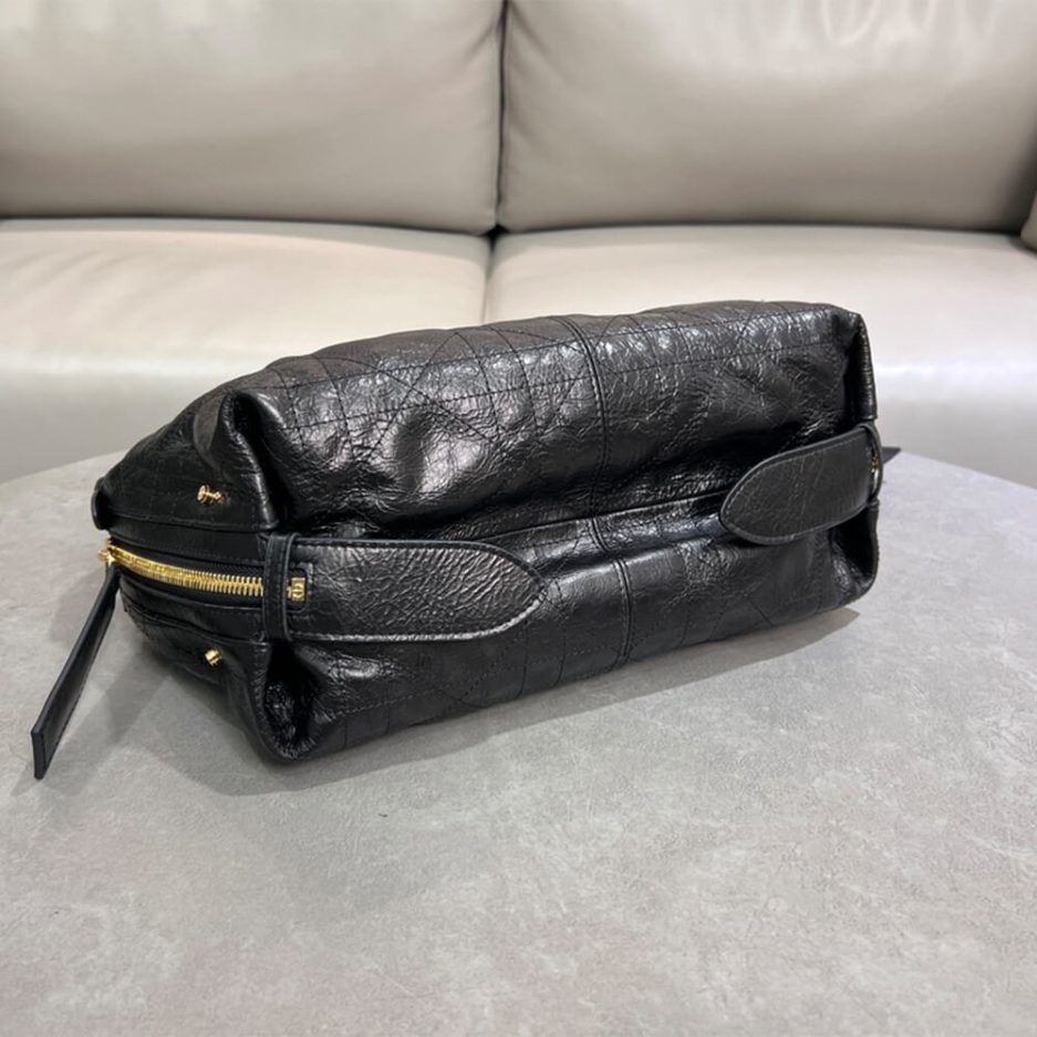 D10r Medium D-Journey Bag in Vintage Smooth Calfskin(high-end grade)
