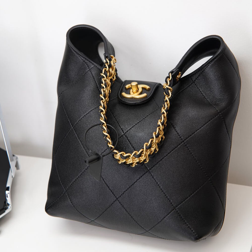 Ch**el Large Hobo Bag(HIGH-END GRADE)