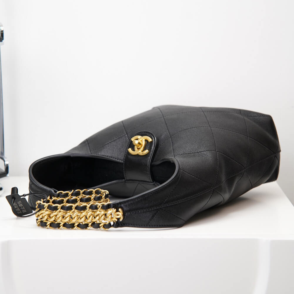Ch**el Large Hobo Bag(HIGH-END GRADE)