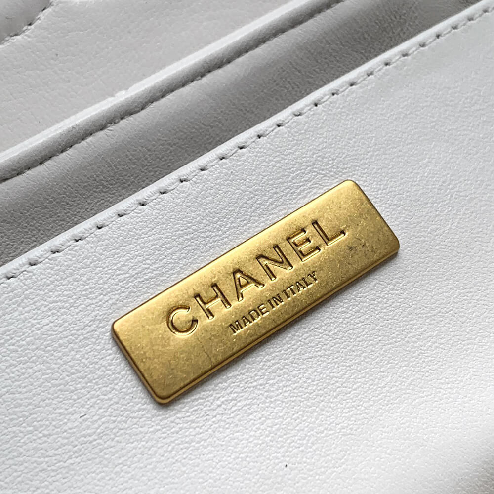 Ch**el Small Flap Bag with Top Handle(HIGH-END GRADE)