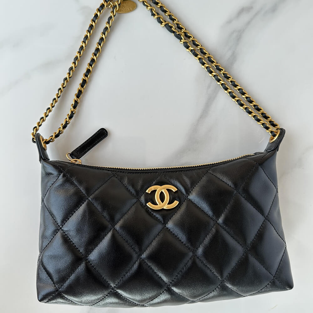 Ch**el SMALL Hobo Handbag