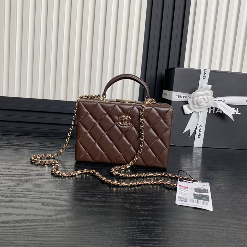Ch**el Small box bag(HIGH-END GRADE)