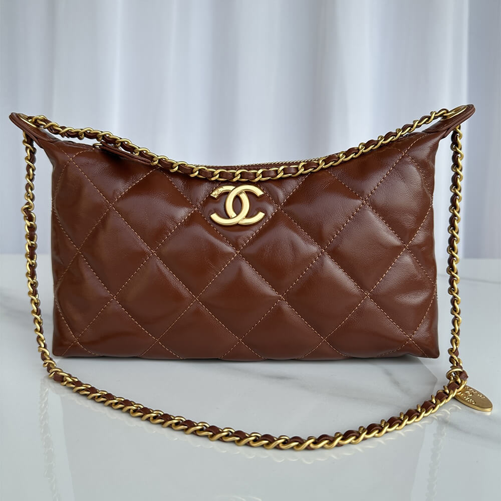 Ch**el SMALL Hobo Handbag