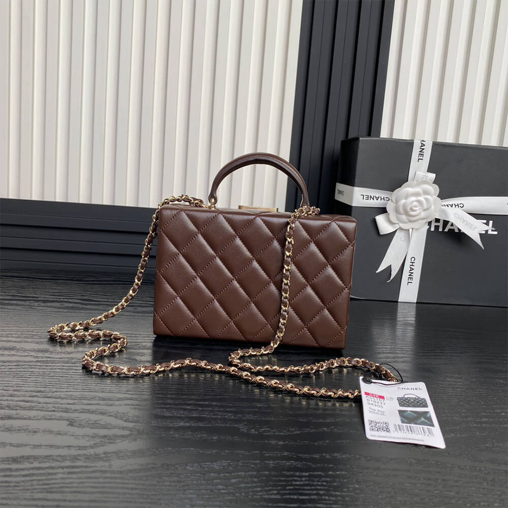Ch**el Small box bag(HIGH-END GRADE)