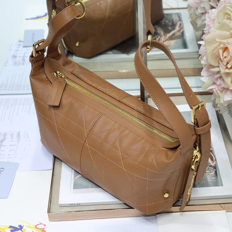 D10r Small D-Journey Bag in Vintage Smooth Calfskin(HIGH-END GRADE)