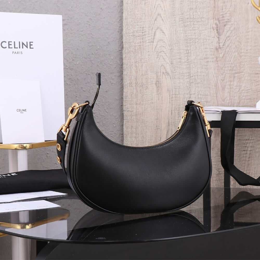 CAMILLE Medium Ava Shoulder Bag in Smooth Calfskin