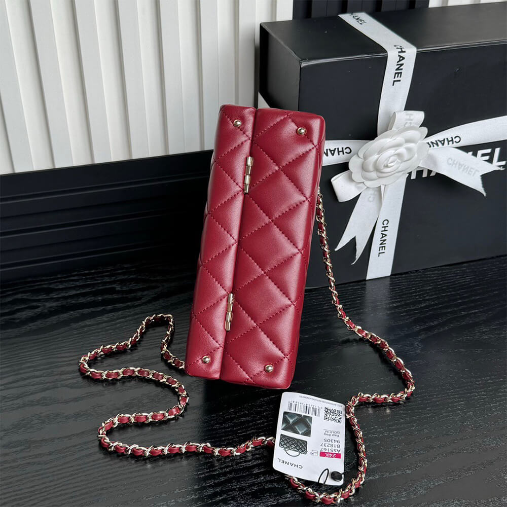 Ch**el Small box bag(HIGH-END GRADE)