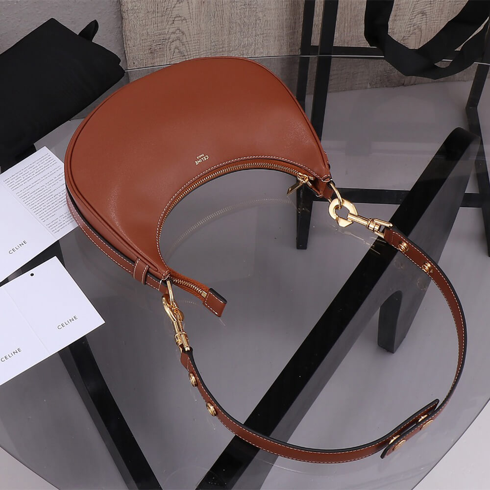CAMILLE Medium Ava Shoulder Bag in Smooth Calfskin