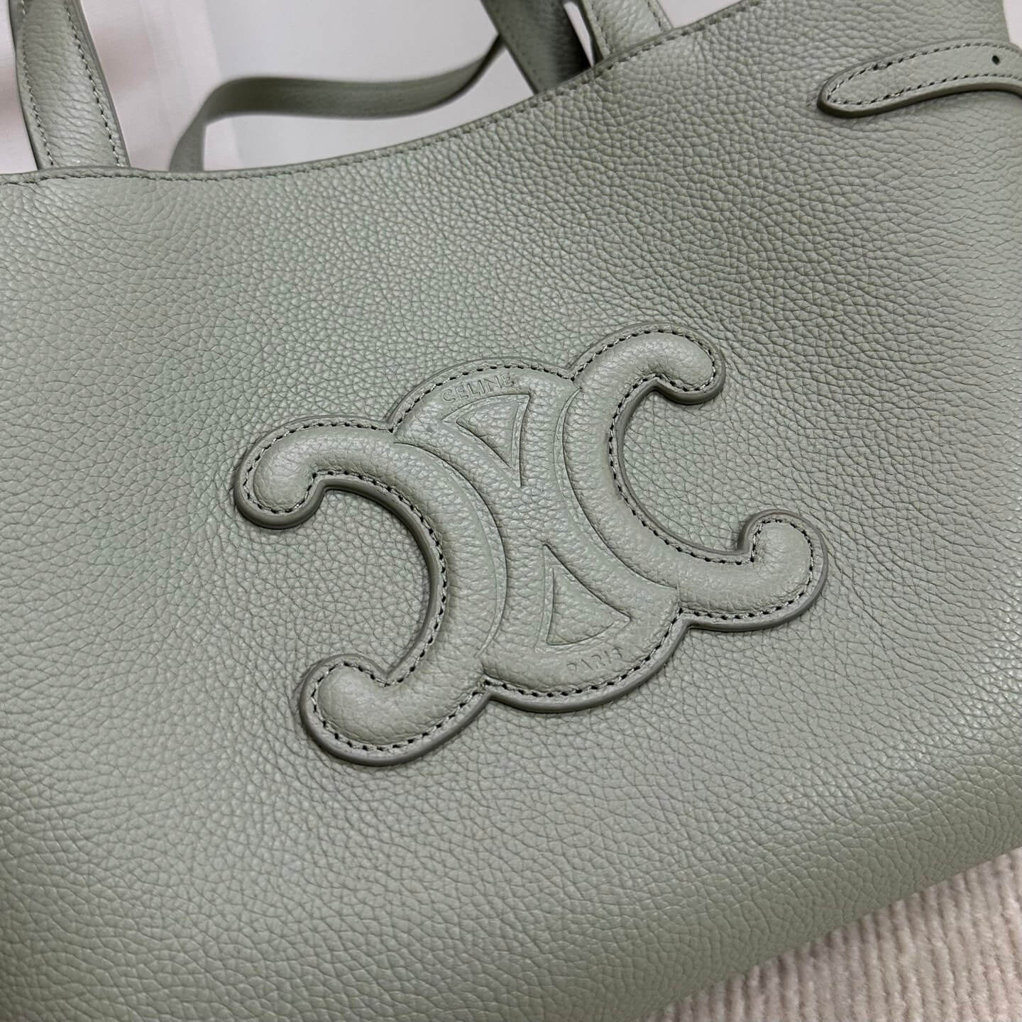 Ce1i*e MINI CABAS ANAIS CUIR TRIOMPHE in Grained calfskin