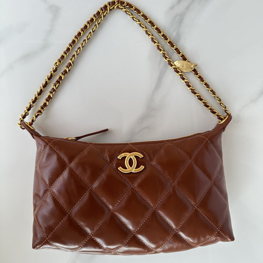 Ch**el SMALL Hobo Handbag