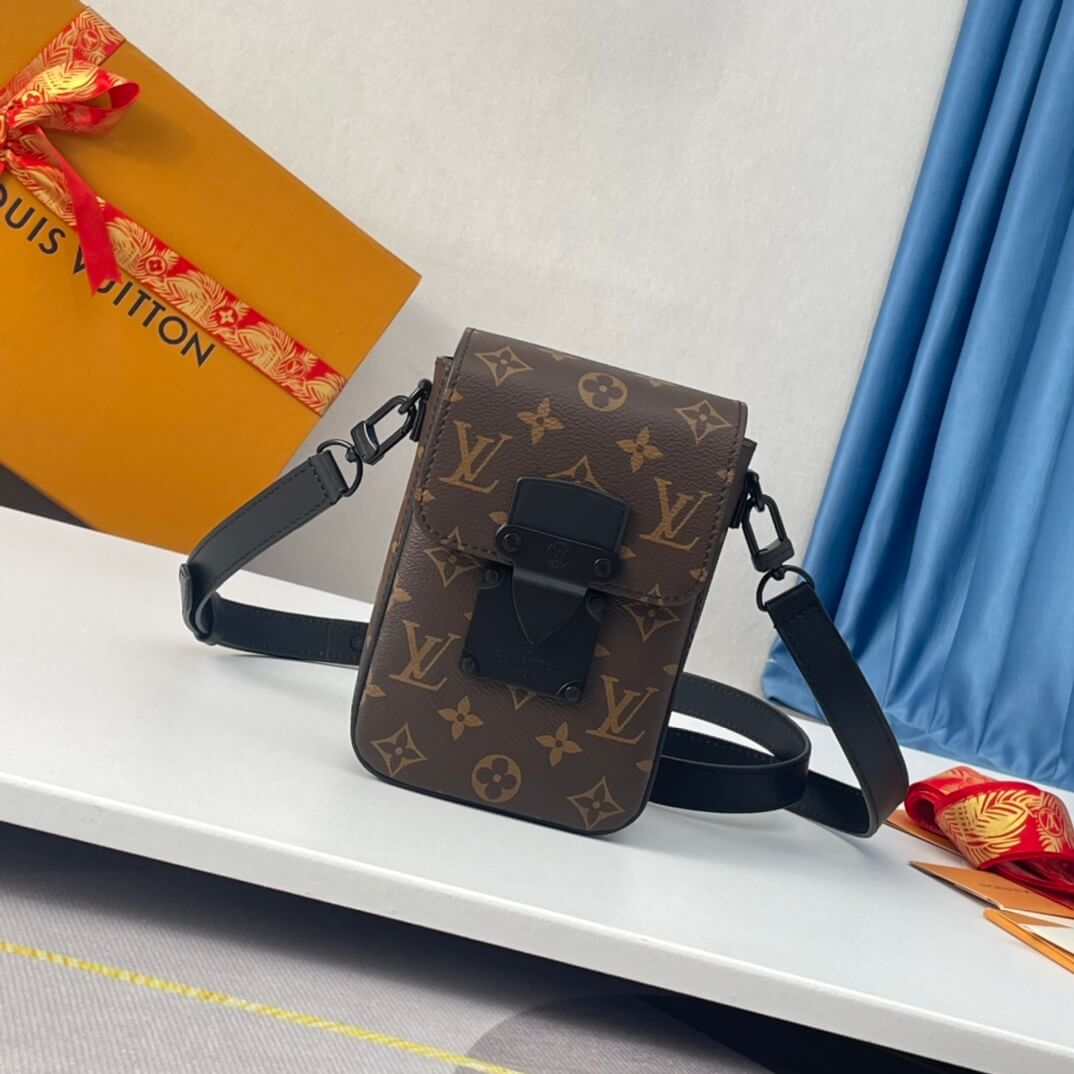 LV S-Lock Vertical wearable wallet