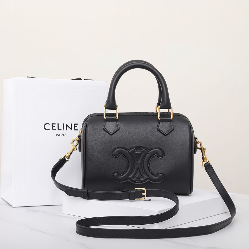 Ce1i*e SMALL BOSTON IN Smooth Calfskin