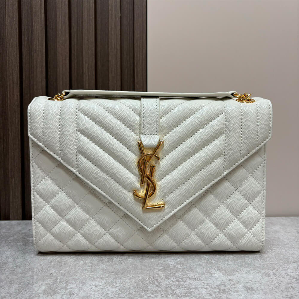 Y51 envelope medium in grained leather