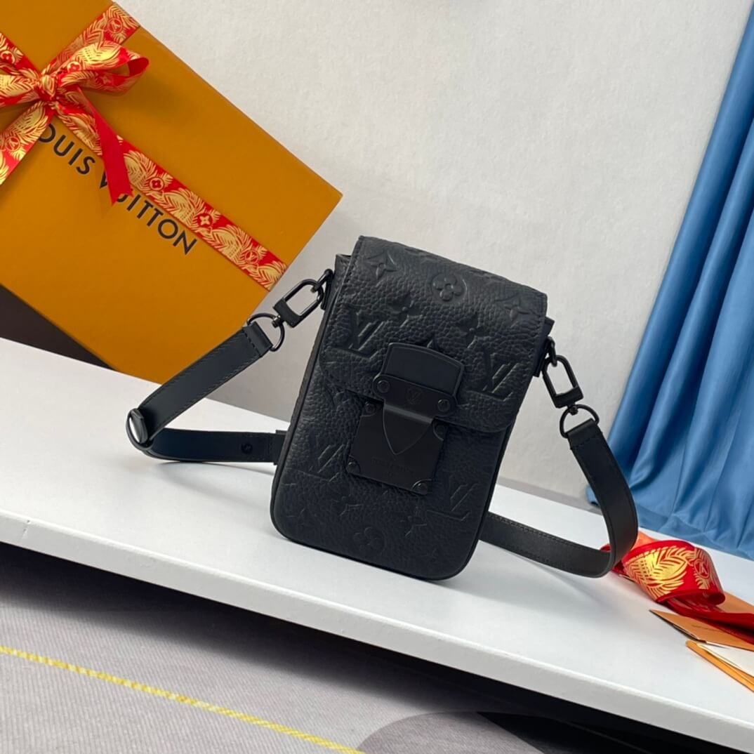 LV S-Lock Vertical wearable wallet