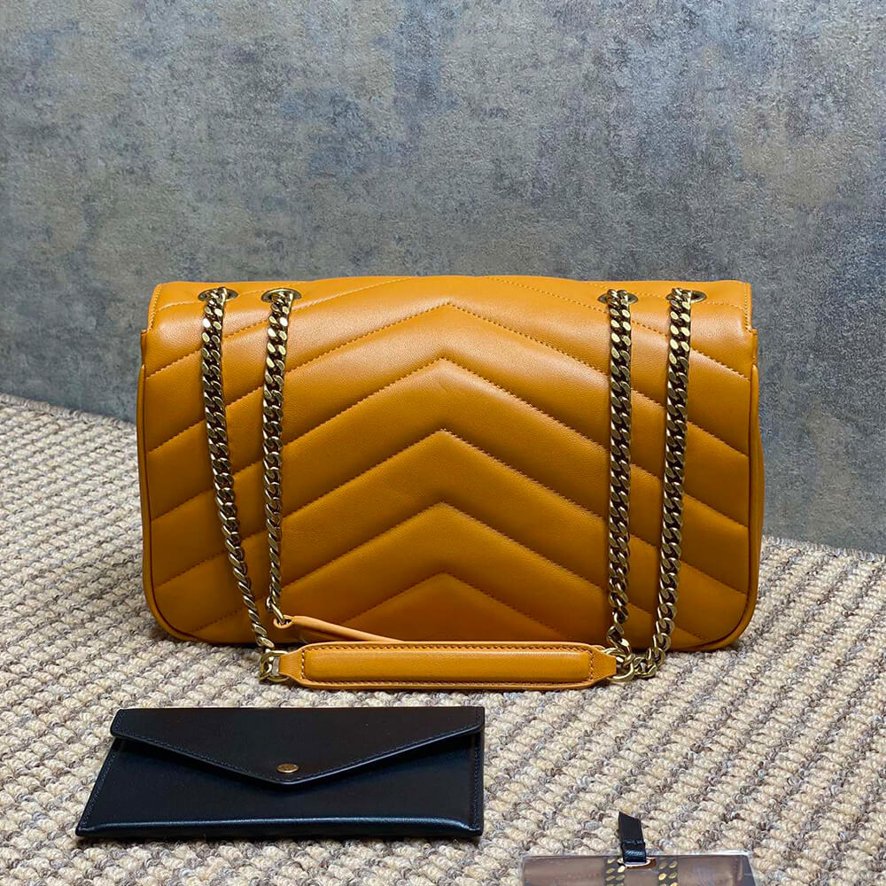 Y51 LOULOU medium in MATELASSE lambskin(HIGH-END GRADE)
